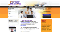 Desktop Screenshot of desertsageseminars.com